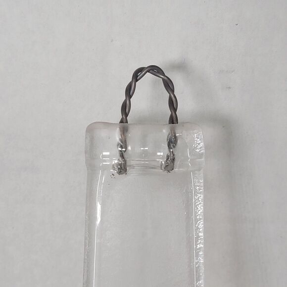 Grey Goose Vodka Flattened Glass Bottle w/ Wall Hanger - Picture 3 of 7